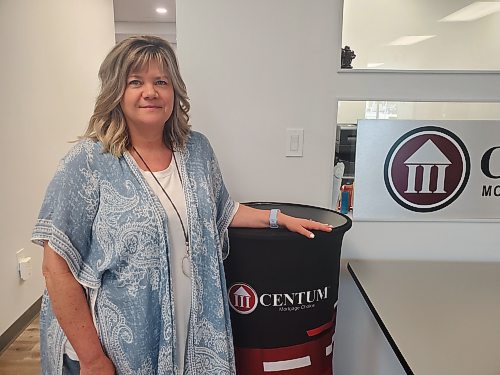 Centum Mortgage Choice partner Sheila Cooper says rising costs are hindering individuals and families from saving up for a down payment. (Abiola Odutola/The Brandon Sun)