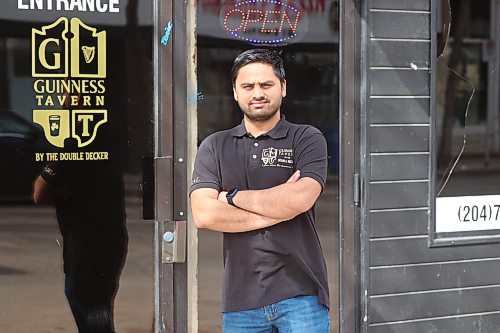 Guinness Tavern co-owner Niral Patel says summer presents challenges as many students, who make up a significant portion of his clientele in Brandon, travel home or to other provinces, To offset that trend, the business is promoting events to attract more foot traffic downtown. (Abiola Odutola/The Brandon Sun)