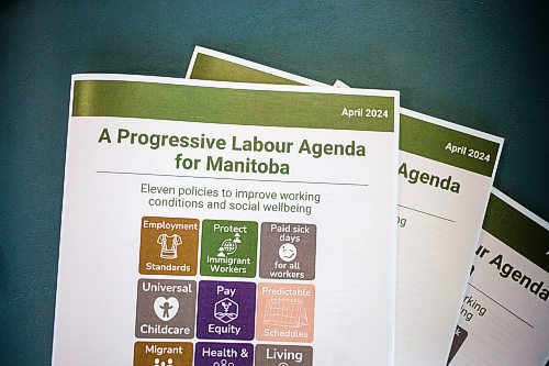 MIKAELA MACKENZIE / FREE PRESS

A new report released by Canadian Centre for Policy Alternatives Manitoba with recommendations for unionization and modernizing labour legislation on Tuesday, April 30, 2024.  


For Gabby story.