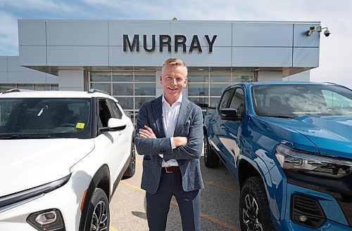 Ruth Bonneville / Free Press
Biz - Dan Murray
Business portrait of Dan Murray, general manager of the Murray Chevrolet dealership,
outside Murray sign at dealership on Waverley.
Subject: Story is on the Murray Auto Group (which is 98(!!) years old) just acquired its 32nd dealership and its first in Calgary. The group promotes managers to become partners in newly acquired dealerships, so the Murray Auto Group are partners with the dealership general managers in the ownership of each shop which are effectively independent operations.
Martin Cash | Business Reporter/ Columnist
April 30 th, 2024