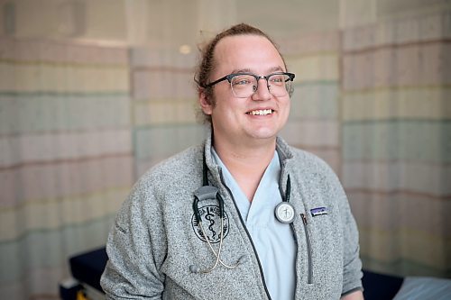 01052024
Soon-to-be medical school graduate Stefon Irvine, photographed at the Brandon Regional Health Centre, will be starting a northern and remote family medicine residency this summer.
(Tim Smith/The Brandon Sun)
***please double check details, I was given very little info from Wpg.***