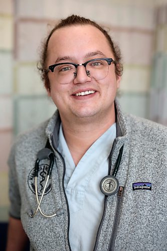 01052024
Soon-to-be medical school graduate Stefon Irvine, photographed at the Brandon Regional Health Centre, will be starting a northern and remote family medicine residency this summer.
(Tim Smith/The Brandon Sun)
***please double check details, I was given very little info from Wpg.***