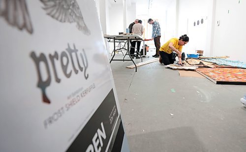 Ruth Bonneville / Free Press

ENT - Frost Shield Kerfuffle

Photo of some of the collective group of artists installing their work at the new pop up on Main Street. 

What: a pop-up exhibition featuring a local artist collective, the Frost Shield Kerfuffle, which is being installed today at  226 Main Street.


Story by Jen Zoratti

May 1st,  2024
