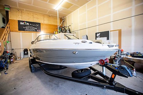 MIKAELA MACKENZIE / FREE PRESS

Community204&#x573; new boat, which will be used to patrol waterways to offer safety and support to people living in encampments near riverbanks, at the shop where it will be getting logos applied on Thursday, May 2, 2024. 


For Tyler story.