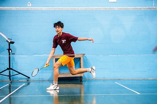 MIKAELA MACKENZIE / FREE PRESS

Badminton player Anson Chen trains at the Winter Club on Friday, May 3, 2024. 


For Josh story.