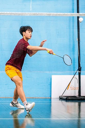 MIKAELA MACKENZIE / FREE PRESS

Badminton player Anson Chen trains at the Winter Club on Friday, May 3, 2024. 


For Josh story.