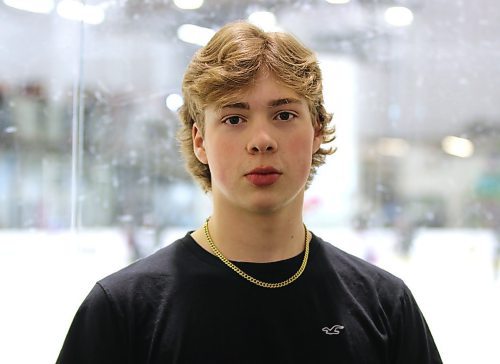 Brandon Wheat Kings under-15 AAA forward Hudson Champagne will almost certainly hear his name called on Thursday when the Western Hockey League holds its annual prospects draft. (Perry Bergson/The Brandon Sun)