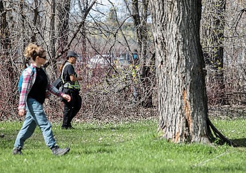 JOHN WOODS / FREE PRESS
Britt Moberg, friends, family and the Bear Clan searched near the Red River and Chief Peguis Trail for the remains of her father Earl Morberg who disappeared late December when he wandered away from his home in Winnipeg, Sunday, May 5, 2024.

Reporter: tyler