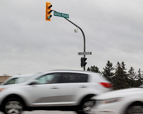 JOHN WOODS / FREE PRESS
A new street sign is seen on the former Bishop Grandin Blvd Tuesday, May 7, 2024. 

Reporter: ?