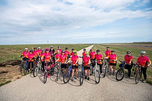 MIKAELA MACKENZIE / FREE PRESS

Cycling with Sarah cycling club members at the Duff Roblin Parkway trail on Tuesday, May 7, 2024. The group, founded in 2022, is Manitoba&#x573; first senior women&#x573; cycling club, and currently has a 60-person long waitlist of those who want to join.


For AV Kitching story.