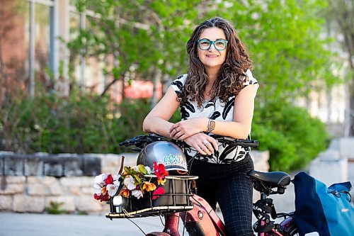 MIKAELA MACKENZIE / FREE PRESS

Patty Wiens, who has been named the new &#x201c;bicycle mayor of Winnipeg&#x201d; by BYCS (an Amsterdam-based social enterprise), with her bike on Thursday, May 9, 2024. 

For Nicole story.

