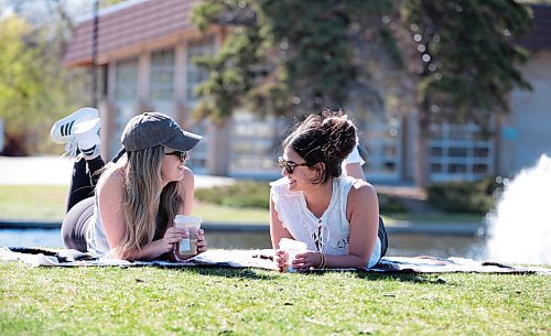 Ruth Bonneville / Free Press

Weather Standup - Catching some rays

Good friends and nursing colleagues. Emily Anseeuw (left) and Sophia Cavadas enjoy taking in the warm sunshine and coffee at Assiniboine Park after their shift together Thursday. 

May 9th, 2024
