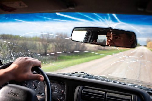 MIKAELA MACKENZIE / FREE PRESS

Stefan Bouw drives out to check the calving pasture for any calves born overnight on Edie Creek Angus ranch near Anola on Wednesday, May 8, 2024. 


