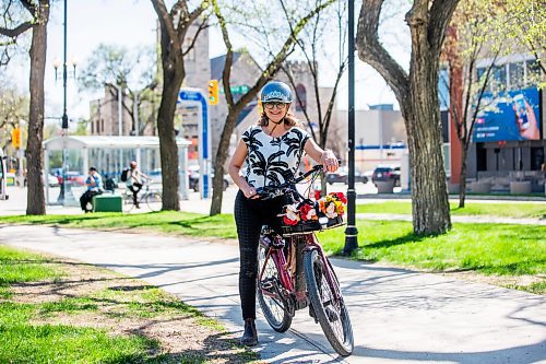 MIKAELA MACKENZIE / FREE PRESS

Patty Wiens, who has been named the new &#x201c;bicycle mayor of Winnipeg&#x201d; by BYCS (an Amsterdam-based social enterprise), with her bike on Thursday, May 9, 2024. 

For Nicole story.

