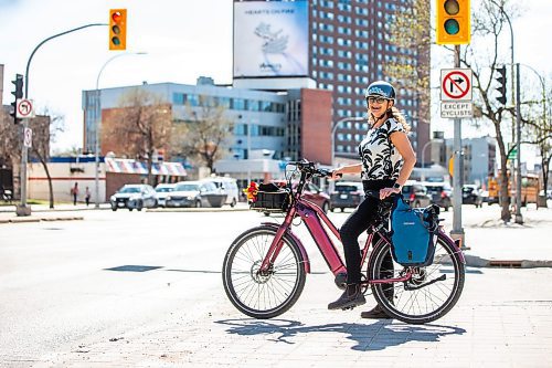 MIKAELA MACKENZIE / FREE PRESS

Patty Wiens, who has been named the new &#x201c;bicycle mayor of Winnipeg&#x201d; by BYCS (an Amsterdam-based social enterprise), with her bike on Thursday, May 9, 2024. 

For Nicole story.

