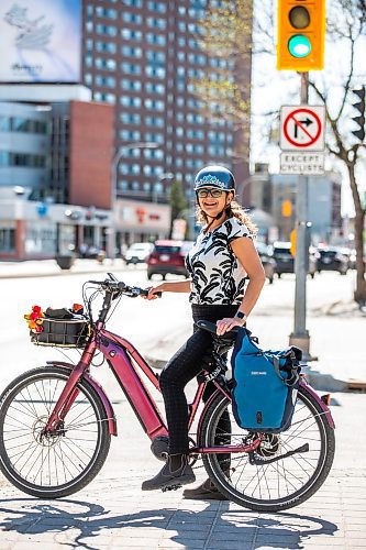 MIKAELA MACKENZIE / FREE PRESS

Patty Wiens, who has been named the new &#x201c;bicycle mayor of Winnipeg&#x201d; by BYCS (an Amsterdam-based social enterprise), with her bike on Thursday, May 9, 2024. 

For Nicole story.

