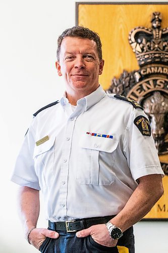 MIKAELA MACKENZIE / FREE PRESS

Scott McMurchy, new commanding officer of the Manitoba RCMP, at their headquarters in Winnipeg on Friday, May 10, 2024. 

For &#x2014; story.

