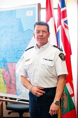 MIKAELA MACKENZIE / FREE PRESS

Scott McMurchy, new commanding officer of the Manitoba RCMP, at their headquarters in Winnipeg on Friday, May 10, 2024. 

For &#x2014; story.

