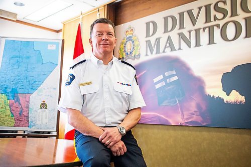 MIKAELA MACKENZIE / FREE PRESS

Scott McMurchy, new commanding officer of the Manitoba RCMP, at their headquarters in Winnipeg on Friday, May 10, 2024. 

For &#x2014; story.

