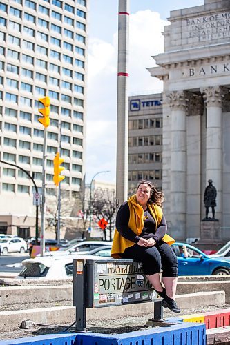 MIKAELA MACKENZIE / FREE PRESS

Architect Monica Giesbrecht at Portage and Main on Friday, May 10, 2024. 

For Jen story.

