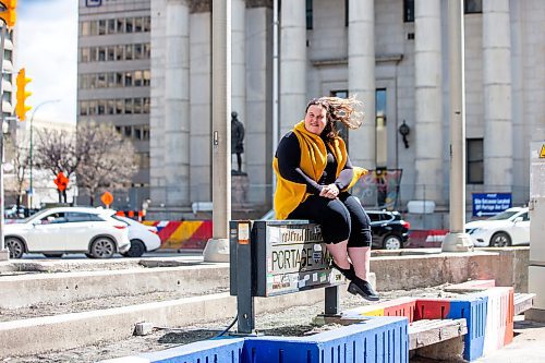 MIKAELA MACKENZIE / FREE PRESS

Architect Monica Giesbrecht at Portage and Main on Friday, May 10, 2024. 

For Jen story.

