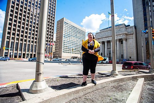 MIKAELA MACKENZIE / FREE PRESS

Architect Monica Giesbrecht at Portage and Main on Friday, May 10, 2024. 

For Jen story.

