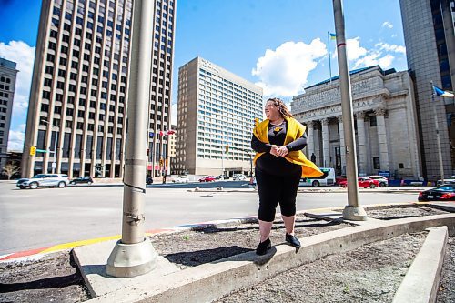 MIKAELA MACKENZIE / FREE PRESS

Architect Monica Giesbrecht at Portage and Main on Friday, May 10, 2024. 

For Jen story.

