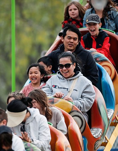 JOHN WOODS / FREE PRESS
People enjoy a rollercoaster at Tinkertown just east of Winnipeg Sunday, May 12, 2024. Tinkertown opened earlier tan expected due to nice weather.

Reporter: tyler