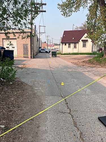 Jack Jacques Kabluitok, 46, was slain in the area of Portage Avenue and Arlington Street at about 2:20 a.m. on Sunday, May 12, 2024. (BEN WALDMAN / FREE PRESS)