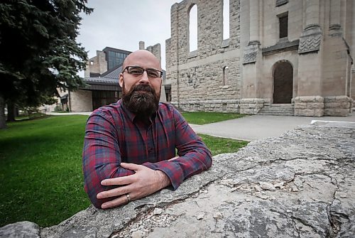 JOHN WOODS / FREE PRESS
Roland Rivard, executive director of the Catholic School of Evangelization which runs the St Malo Catholic Camp, a summer camp in St Malo, is photographed at St Boniface Cathedral in Winnipeg Monday, May 13, 2024. Rivard&#x2019;s program and other summer camp programs in Manitoba are experiencing a cut in funding. Manitoba Camps Association is questioning why the NDP are cutting funding to summer camps.

Reporter: Nicole