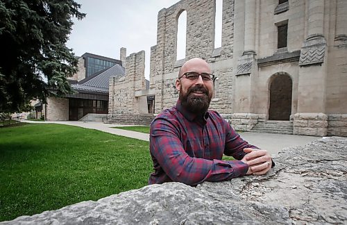 JOHN WOODS / FREE PRESS
Roland Rivard, executive director of the Catholic School of Evangelization which runs the St Malo Catholic Camp, a summer camp in St Malo, is photographed at St Boniface Cathedral in Winnipeg Monday, May 13, 2024. Rivard&#x2019;s program and other summer camp programs in Manitoba are experiencing a cut in funding. Manitoba Camps Association is questioning why the NDP are cutting funding to summer camps.

Reporter: Nicole