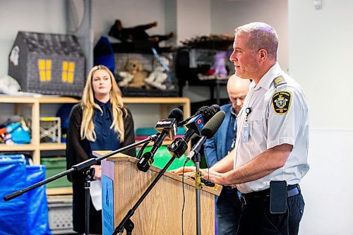 MIKAELA MACKENZIE / FREE PRESS

Leland Gordon, manager of animal services for the City of Winnipeg, speaks to media about the seizure of 68 dogs from a residence in Winnipeg on Wednesday, May 15, 2024. 

For Nicole story.

