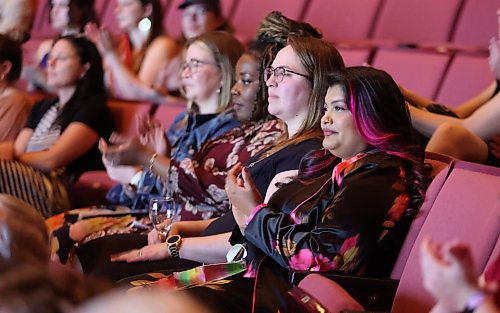 The audience applauds during the Women of Distinction awards Wednesday evening at the Western Manitoba Centennial Auditorium. (Michele McDougall/The Brandon Sun) 