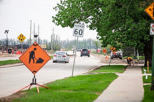 MIKAELA MACKENZIE / FREE PRESS

A construction zone on St. Maryճ nearing the Perimeter Highway, where 14, 183 speeding tickets were issued in six weeks, on Thursday, May 16, 2024.

For Chris story.

