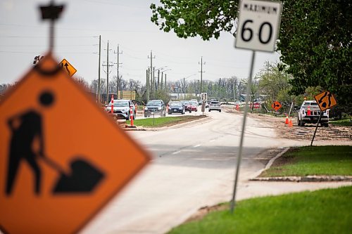 MIKAELA MACKENZIE / FREE PRESS

A construction zone on St. Mary&#x573; nearing the Perimeter Highway, where 14, 183 speeding tickets were issued in six weeks, on Thursday, May 16, 2024.

For Chris story.

