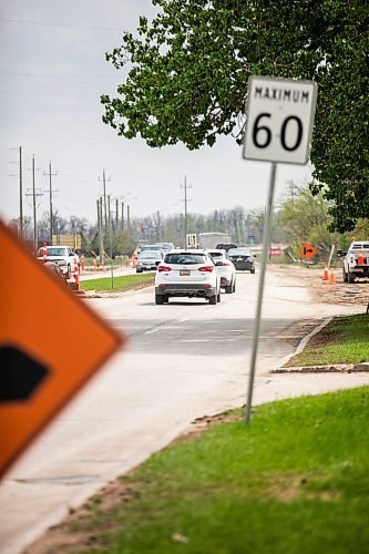 MIKAELA MACKENZIE / FREE PRESS

A construction zone on St. Mary&#x573; nearing the Perimeter Highway, where 14, 183 speeding tickets were issued in six weeks, on Thursday, May 16, 2024.

For Chris story.

