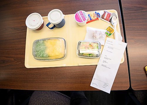 Mike Sudoma/Free Press
A sample of a typical WRHA packaged meal that would be served to one of their patients
May 15, 2024