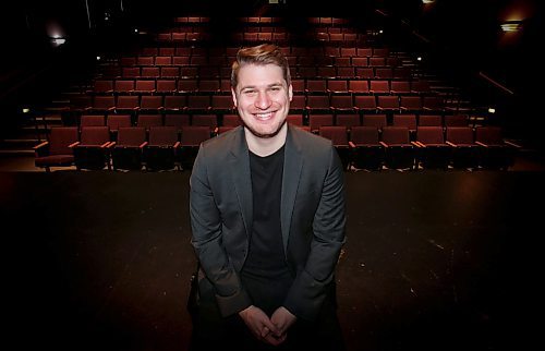 JOHN WOODS / FREE PRESS
Winnipeg Jewish Theatre&#x2019;s (WJT) artistic director Dan Petrenko is photographed in the WJT&#x2019;s theatre Monday, May 20, 2024. In this,  the theatre&#x2019;s 37th year, they will be running Tuesdays with Morrie and The Band&#x2019;s Visit.

Reporter: ben