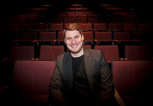 JOHN WOODS / FREE PRESS
Winnipeg Jewish Theatre&#x573; (WJT) artistic director Dan Petrenko is photographed in the WJT&#x573; theatre Monday, May 20, 2024. In this,  the theatre&#x573; 37th year, they will be running Tuesdays with Morrie and The Band&#x573; Visit.

Reporter: ben