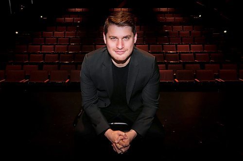 JOHN WOODS / FREE PRESS
Winnipeg Jewish Theatre&#x2019;s (WJT) artistic director Dan Petrenko is photographed in the WJT&#x2019;s theatre Monday, May 20, 2024. In this,  the theatre&#x2019;s 37th year, they will be running Tuesdays with Morrie and The Band&#x2019;s Visit.

Reporter: ben