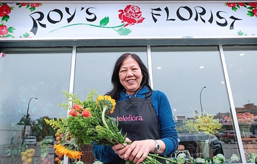 Ruth Bonneville / Free Press

BIZ - Roy's Florist

Business portrait of Debby Chan, owner, at Roy's Florist which has moved to 150 Goulet St. In St Boniface after 60+ years on Notre Dame.

Gabby Piche story.

 
May 21st, 2024
