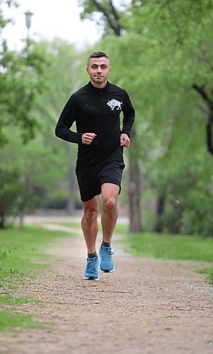 Ruth Bonneville / Free Press

SPORTS - Endurance runner

Endurance runner, Ihor Verys, has his photo taken in the rain at Coronation Park just prior to heading out to the competition Friday.  

What: Verys is a world-renowned trail racer who resides in Chilliwack, BC. But he's is returning to Manitoba where he used to live to compete Saturday in a 100km trail race in the Whiteshell. 

KEN WIEBE writing story today for Saturday&#x2019;s paper.

May 24th, 2024
