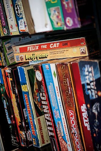 JOHN WOODS / FREE PRESS
Matthew Bencharski&#x2019;s game collection, which consists of games from the 60&#x2019;s and on, is photographed in his basement Monday, May 27, 2024. 

Reporter: dave