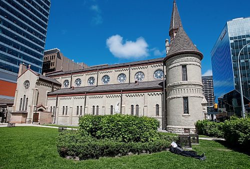 JOHN WOODS / FREE PRESS
St Mary&#x2019;s cathedral in downtown Winnipeg Tuesday, May 28, 2024. Allegedly downtown churches are facing security challenges.

Reporter: john