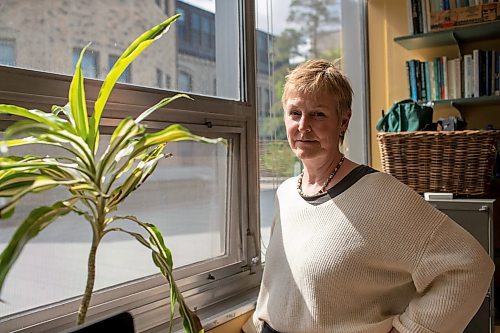 BROOK JONES / FREE PRESS
University of Manitoba sociology Prof. Susan Prentice is pictured in her office inside the Isbister Building at the U of M's Fort Garry campus in Winnipeg, Man., Tuesday, May 28, 2024.