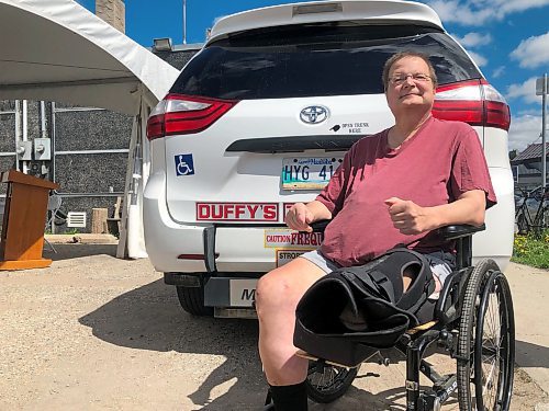 ERIK PINDERA / FREE PRESS

Kevin Carrol, 60, uses the accessible vehicle for hire program regularly. May 29, 2024
