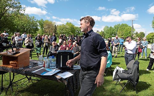 Ruth Bonneville / Free Press

LOCAL - Little Forks

Jean Trottier -- Associate Professor, Department of Landscape Architecture, University of Manitoba, is one of the speakers at the project launch of  Little Forks at Point Douglas Park (next to the Louise Bridge), Wednesday. 

Speakers: 
Sel Burrows -- The Point Powerline coordinator
Gary Doer -- Former Manitoba Premier and Canadian ambassador to the United States
Terry MacLeod &#x420;Principal, MacLeod Community Media, and


May 29th, 2024
