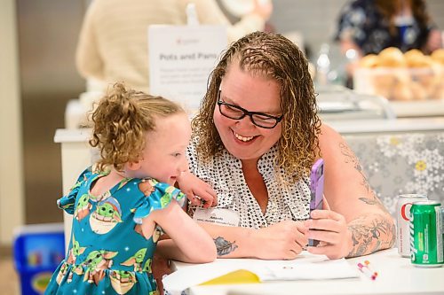 Mike Sudoma/Free Press
Amanda Welsh and her daughter Daphne share a moment after speaking at Ronald McDonald House Manitoba for their 40th Anniversary celebration Thursday afternoon. Daphne has had 11 surgery&#x2019;s and spent 293 days in RMHC Manitoba due to being born with a severe heart condition 
May 30, 2024