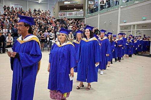 30052024
Graduates enter the BU Health Living Centre for Brandon University&#x2019;s convocation for the Faculty of Education on Thursday. 
(Tim Smith/The Brandon Sun)