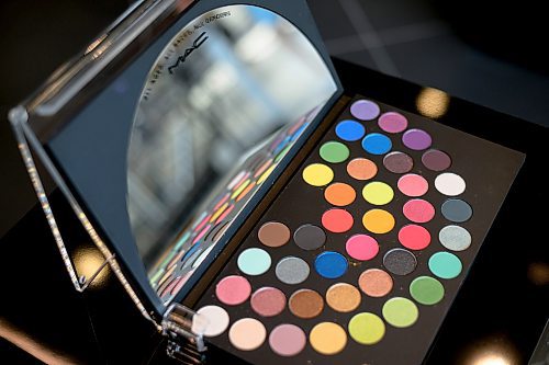 Mike Sudoma/Free Press
A makeup pallet released for Pride week on display at MAC Cosmetics new store on the 2nd level of Polo Park Shopping Centre Friday morning
May 31, 2024